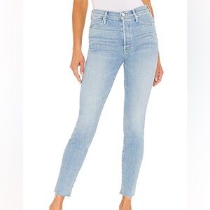Mother The Stunner Ankle Fray Skinny Jeans -Crafty Side
